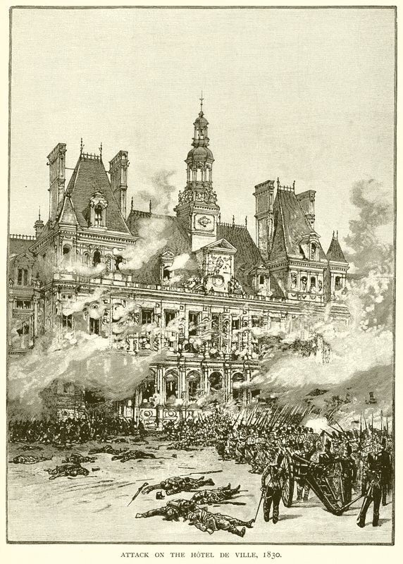 Útok na Hotel de Ville, 1830 od English School