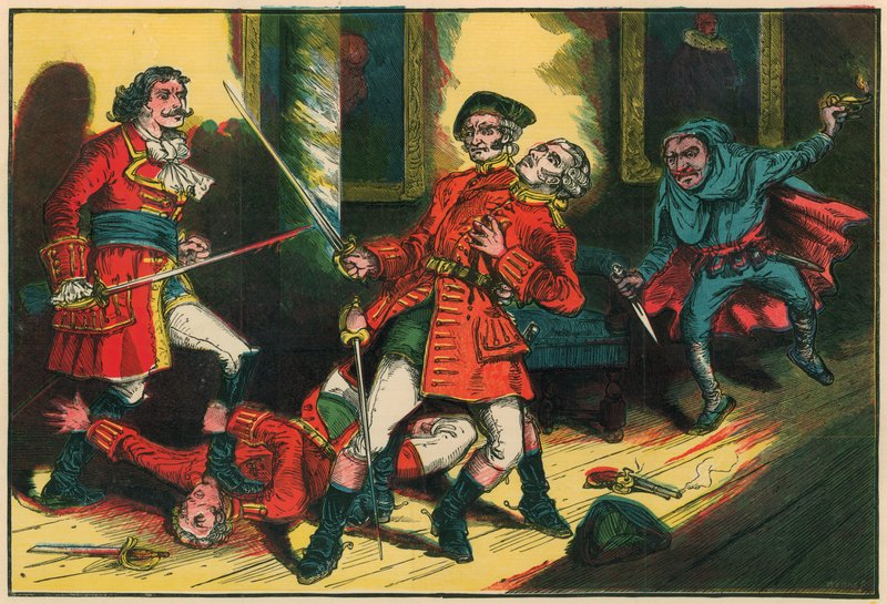 Pokus o zajetí Dicka Turpina Bow Street Runners od English School