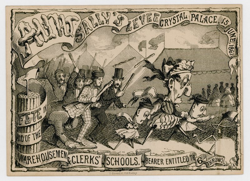 Teta Sallys Levee, Crystal Palace, 15. června 1861 od English School