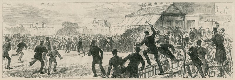 Australští hráči kriketu na Kennington Oval: Cíl od English School