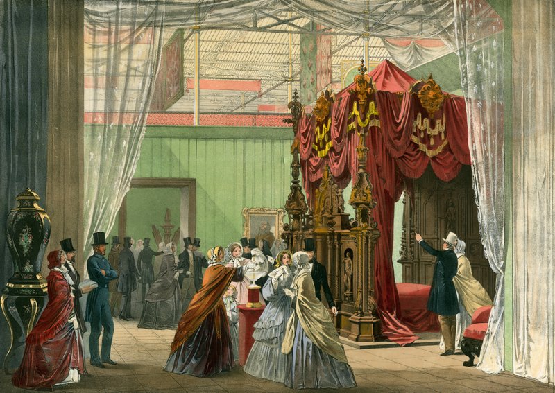Rakousko, č. 1, Velká výstava, 1851 od English School