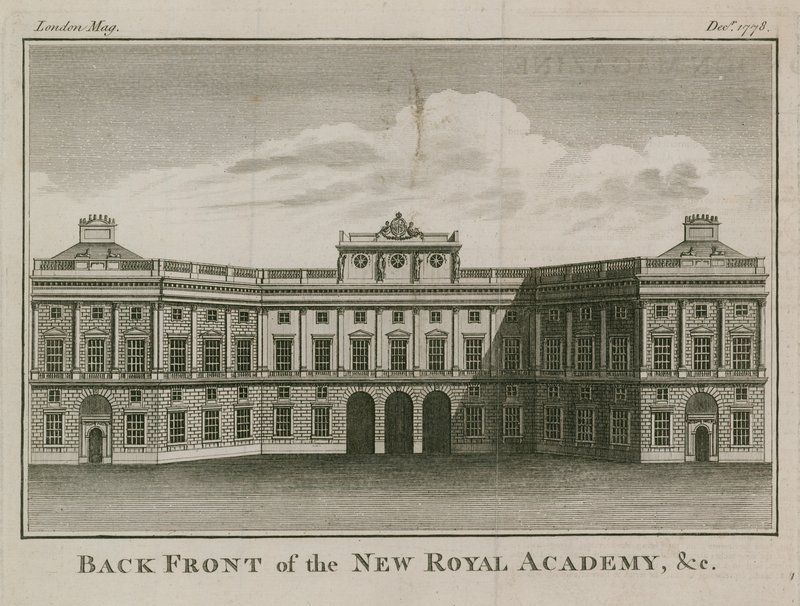 Zadní strana nové Královské akademie od English School