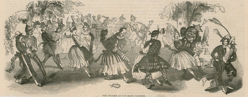 Bal Masque ve Vauxhall Gardens od English School