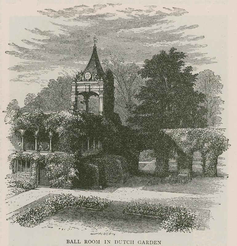 Taneční sál v holandské zahradě, Holland House od English School