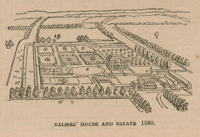 Balmesův dům a panství, 1580 od English School