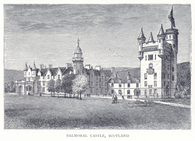 Hrad Balmoral, Skotsko od English School
