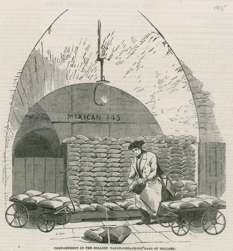 Bank of England, Bullion Office a Gold Weighing Room od English School