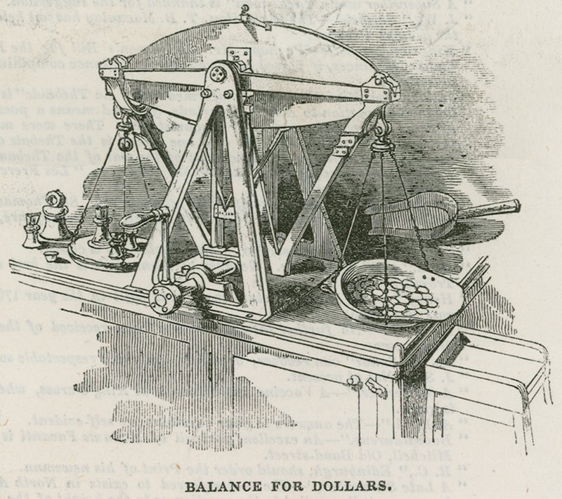 Bank of England, Bullion Office a Gold Weighing Room od English School
