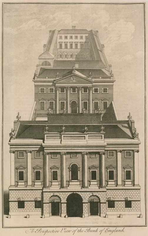 Bank of England, George Sampsons Building, 1734 od English School