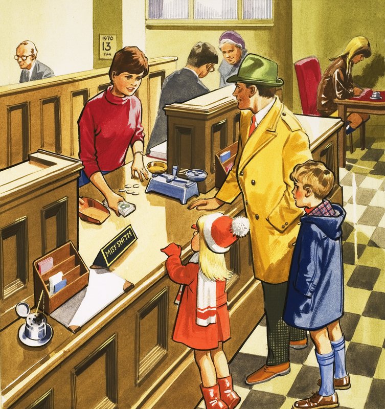 Bankovní deska od English School
