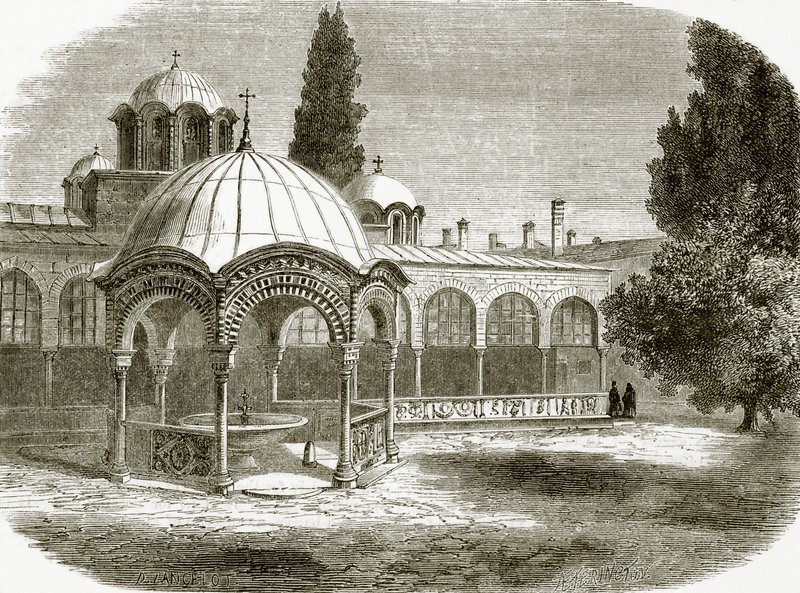 Baptisterium nebo Phiale of Saint Laura od English School