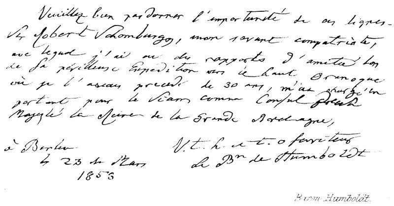 baron Humboldt od English School