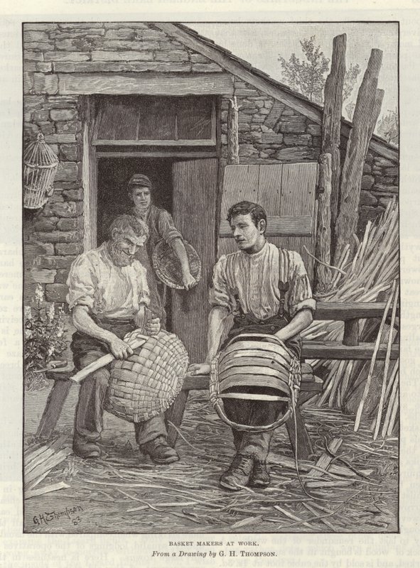 Košíkáři v práci od English School