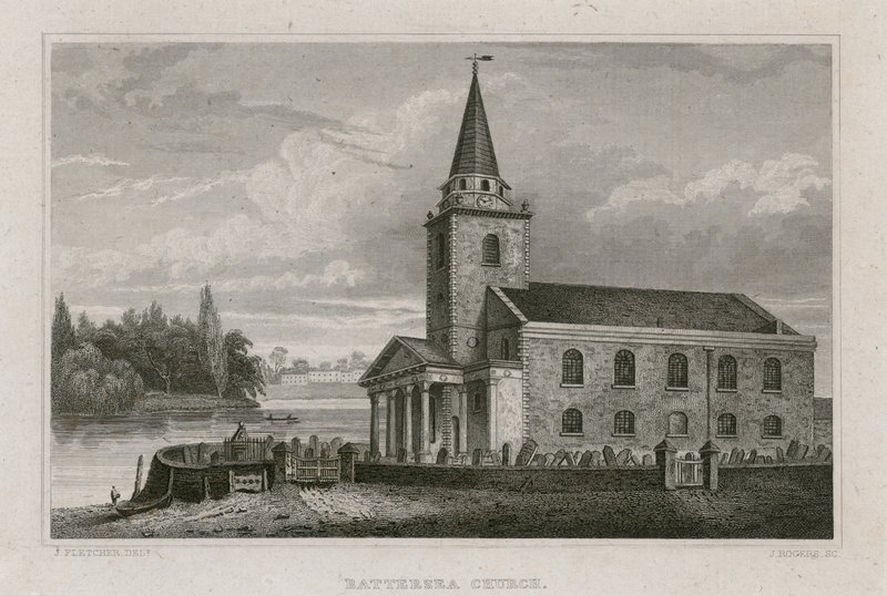 Kostel Battersea, Surrey od English School
