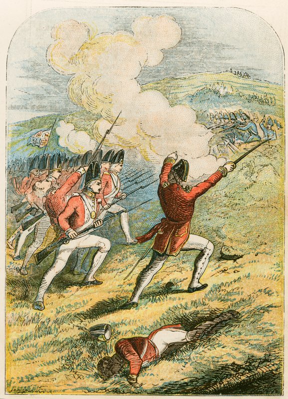 Bitva o Bunker Hill od English School