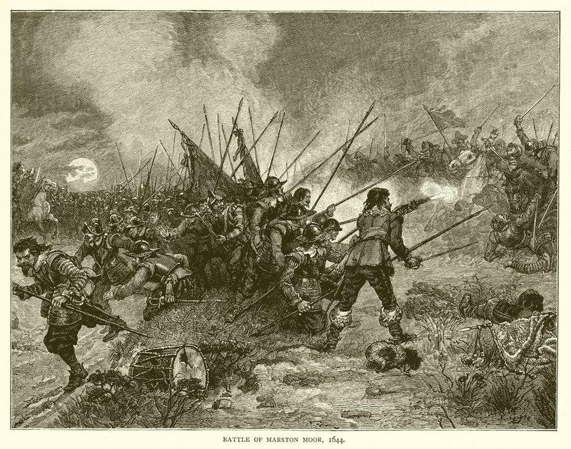 Bitva u Marston Moor, 1644 od English School