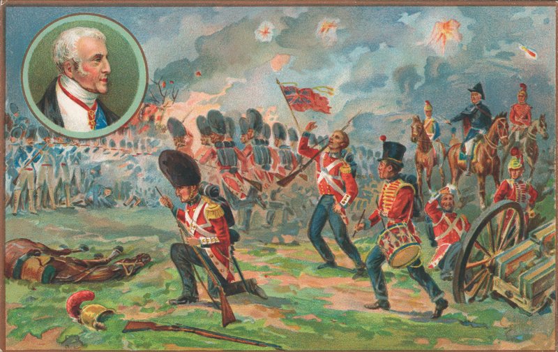 Bitva u Waterloo, 18. června 1815 od English School