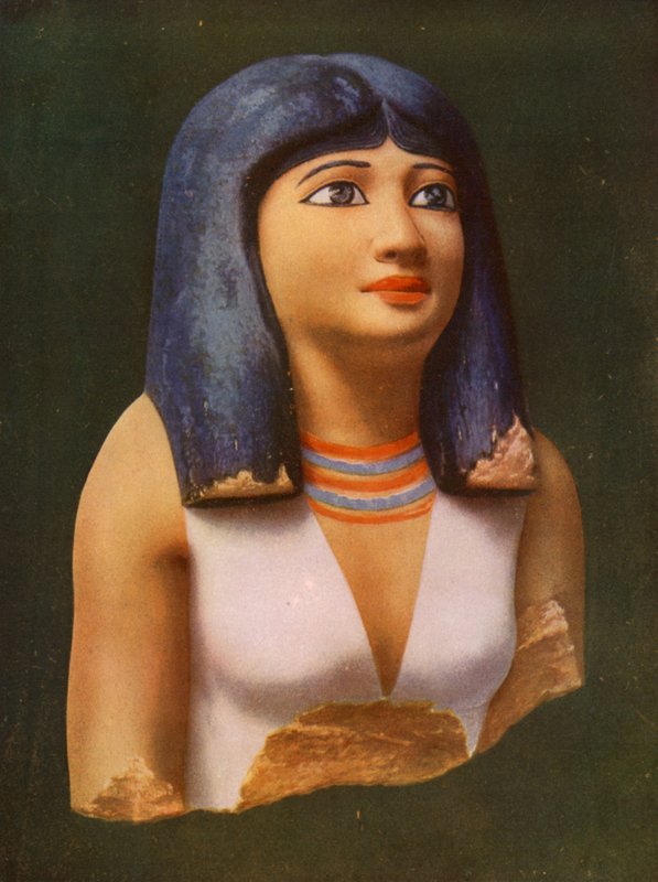 Krása určená pro věčnou temnotu egyptské hrobky (barva litho) od English School