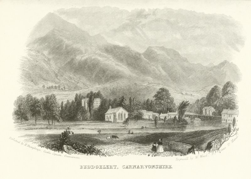 Beddgelert, Carnarvonshire, Wales od English School