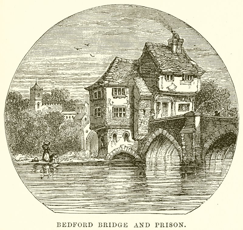 Bedford Bridge a vězení od English School