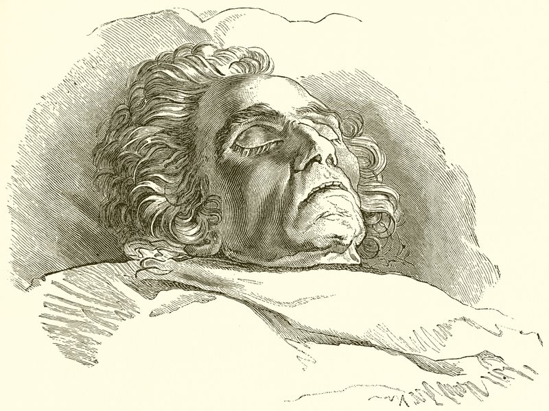 Beethoven na smrtelné posteli od English School