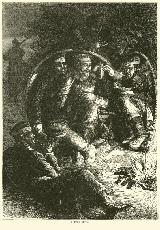 Před Metz, říjen 1870 od English School