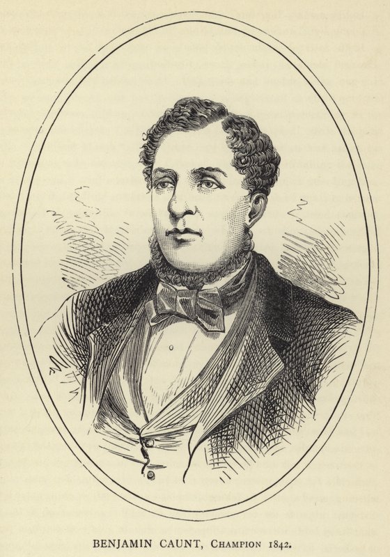 Benjamin Caunt, šampion, 1842 od English School