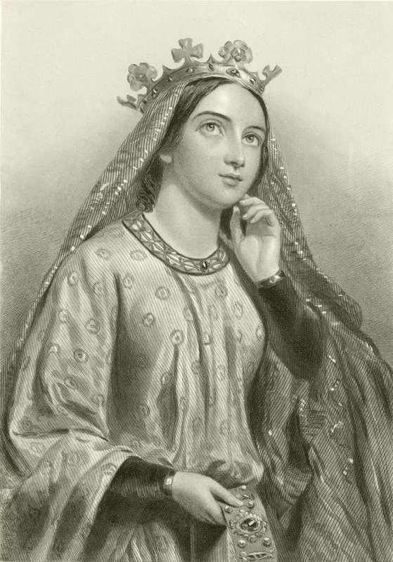 Berengaria, choť krále Richarda I od English School
