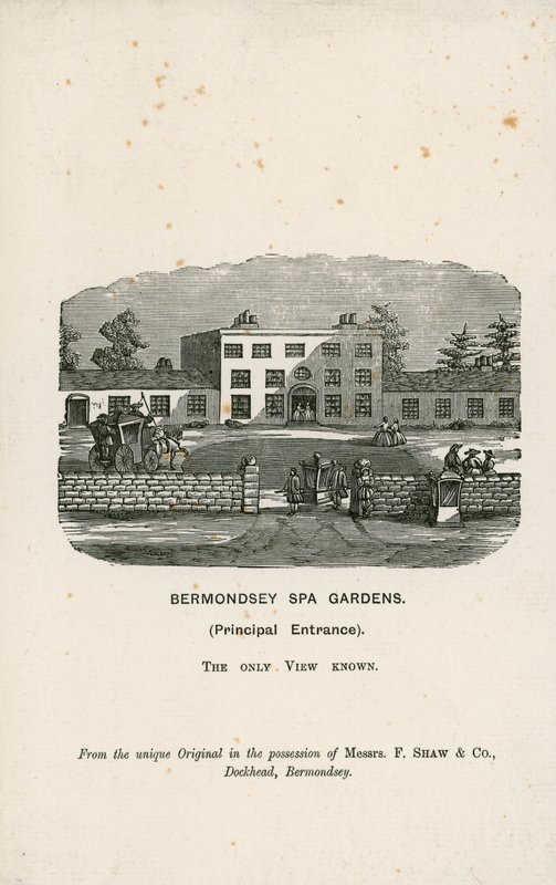 Lázeňské zahrady Bermondsey od English School