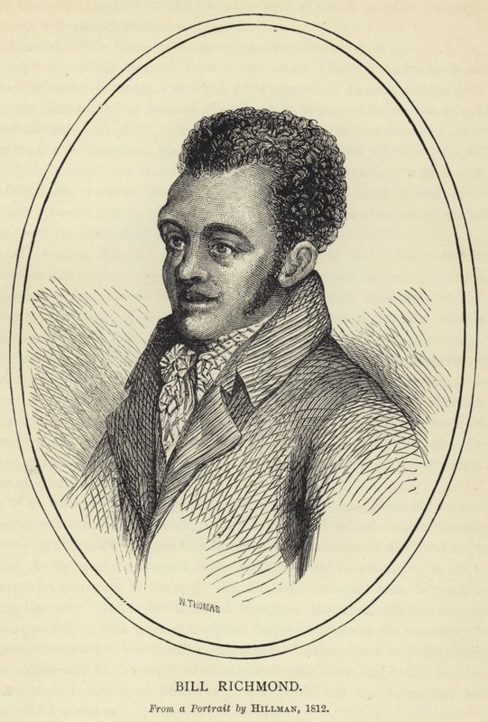 Bill Richmond, Z portrétu od Hillmana, 1812 od English School