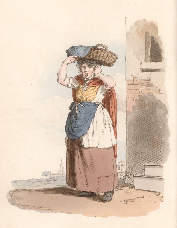Billingsgate Fish-žena od English School
