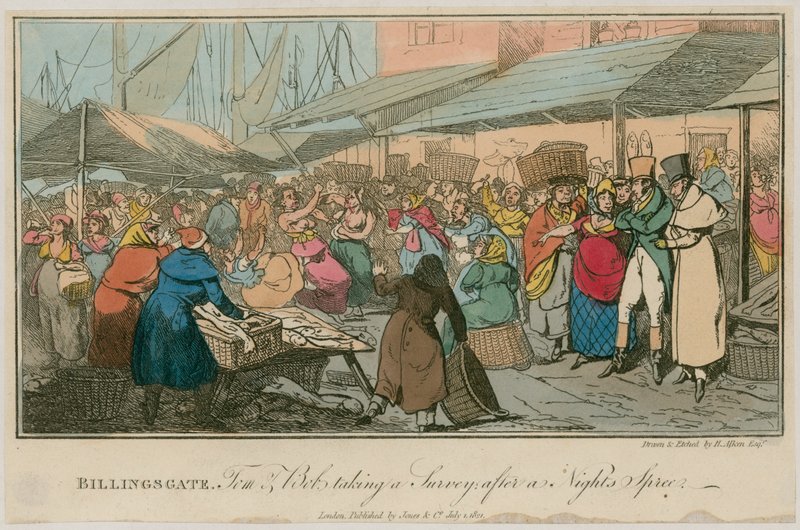 Billingsgate, Tom a Bob dělají průzkum po nočním řádění od English School