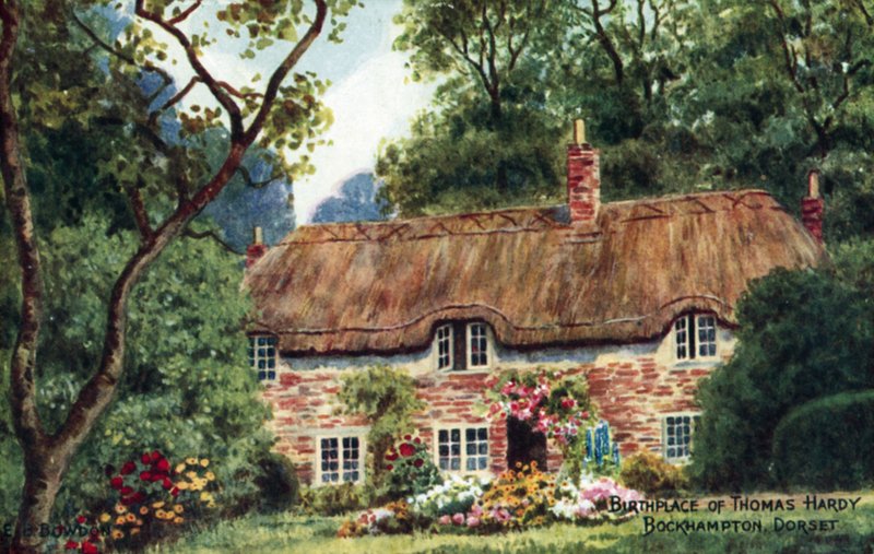 Místo narození Thomase Hardyho, Bockhampton, Dorset od English School