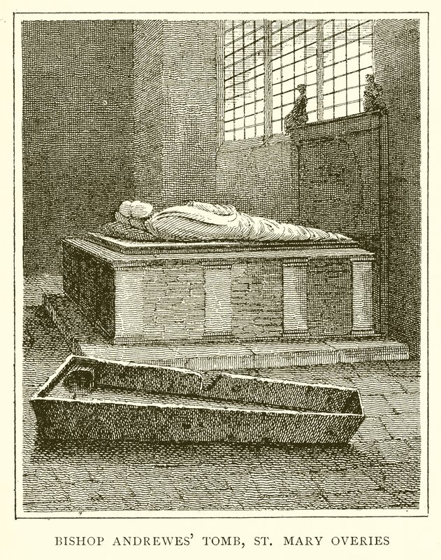 Bishop Andrewes Tomb, St. Mary Overies od English School