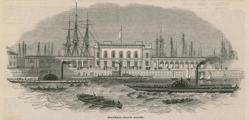 Blackwall Temžský parník od English School