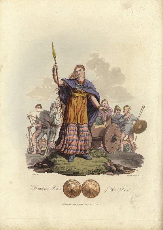 Boadicea, královna Iceni od English School