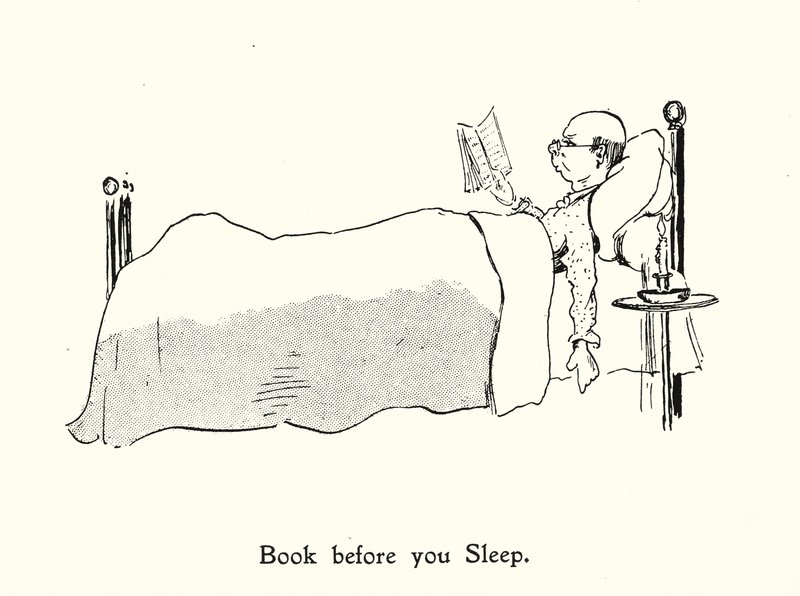 Book Before You Sleep; Look Before You Leap (litografie) od English School