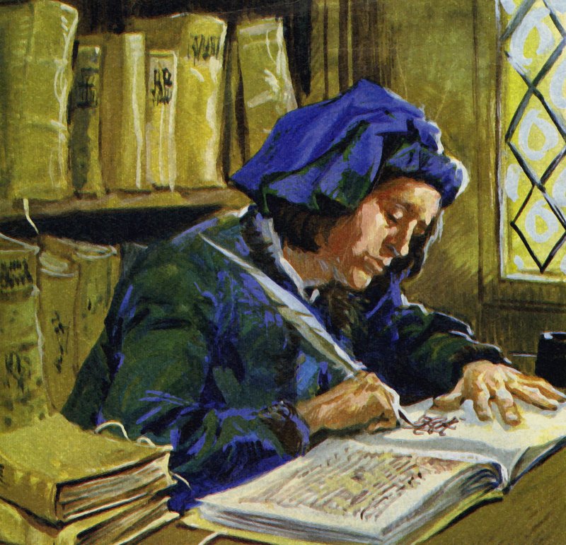 Knihy ze sešitých svazků pergamenu se začaly objevovat ve 3. století od English School