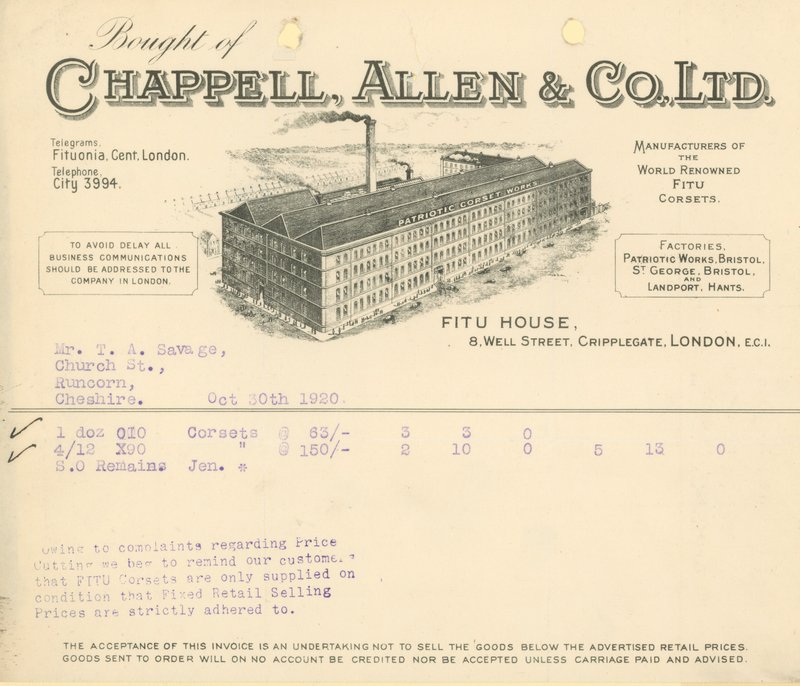 Koupeno od Chappell Allen & Co Ltd od English School