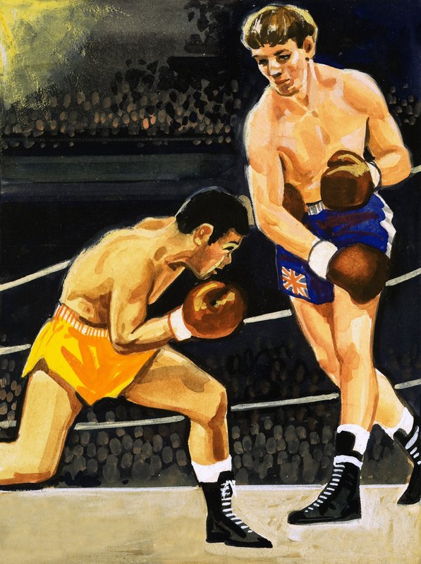Box: Alan Rudkin vs. Musahiko Harada v roce 1965 od English School