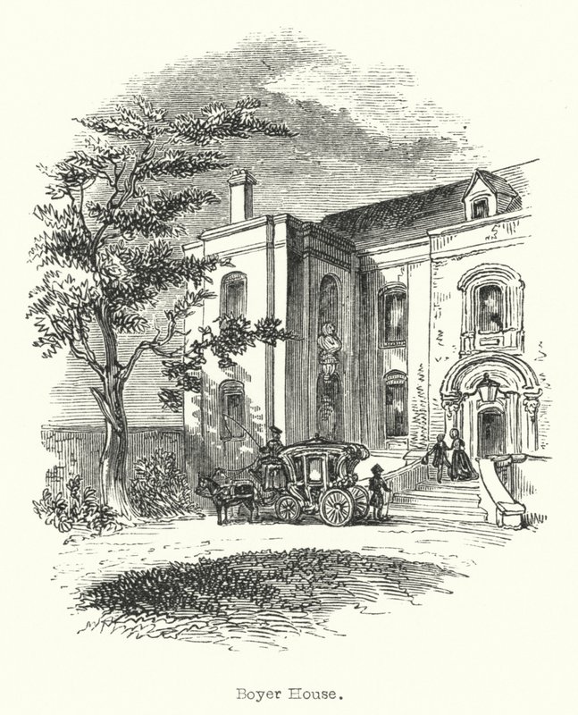 Boyer House (rytina) od English School