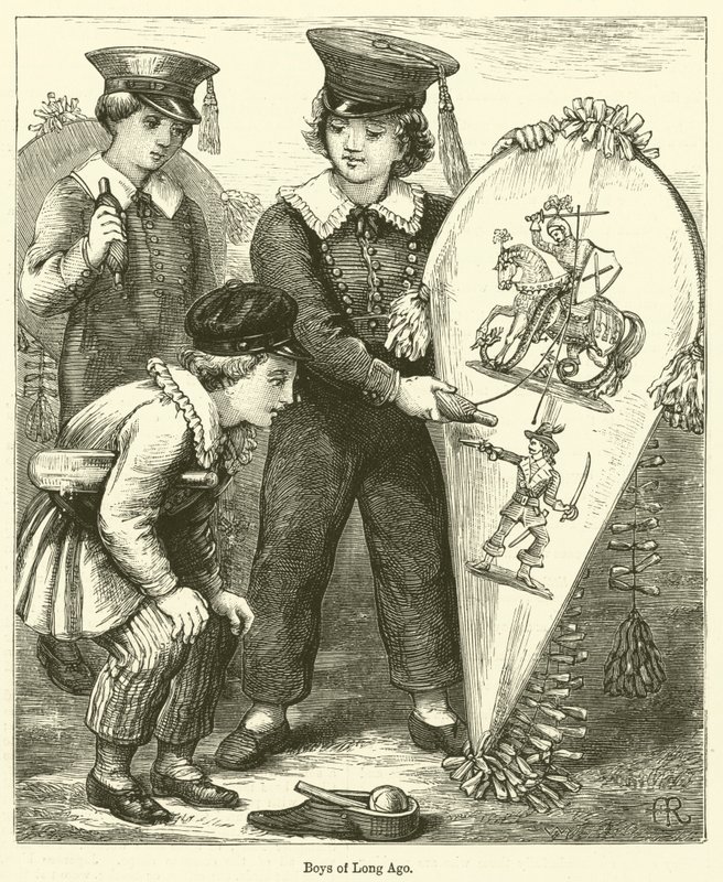 Boys of Long Ago (rytina) od English School