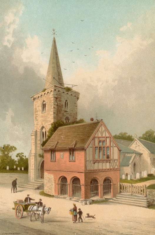 Brading Church a radnice - Isle of Wight od English School