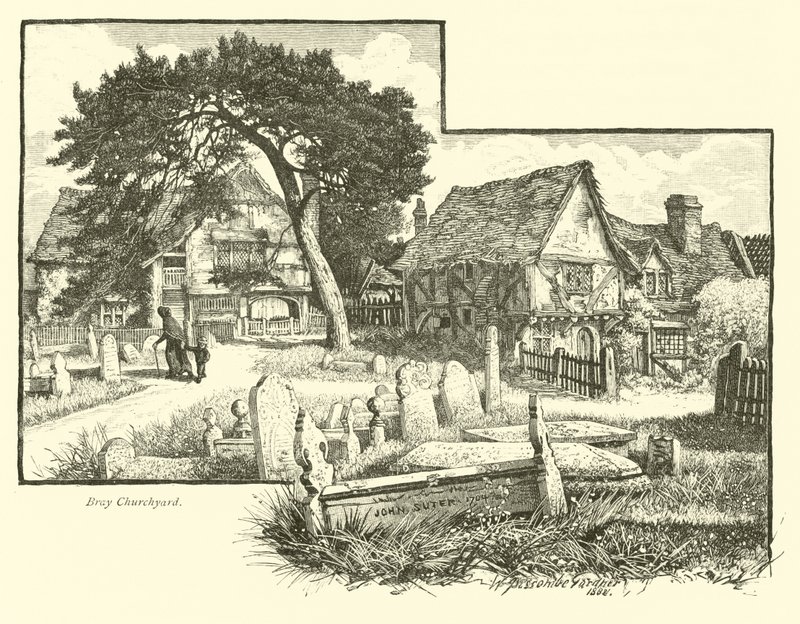 Bray hřbitov od English School