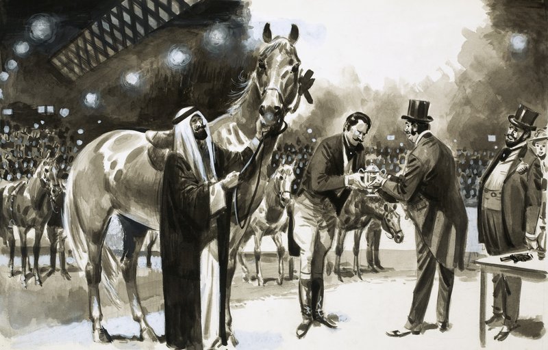 Brian Hughes úspěšně podvrhl New York Horse Show v roce 1907 od English School