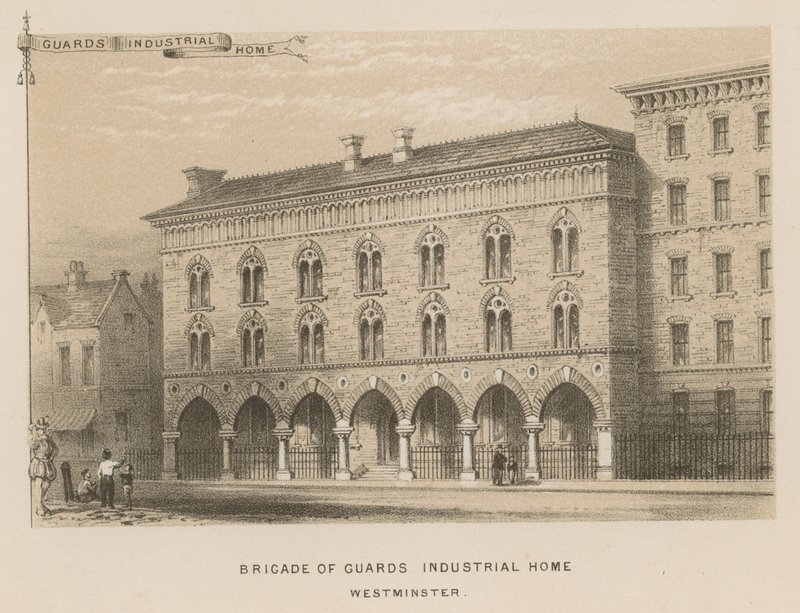 Brigade of Guards Industrial Home, Westminster, Londýn od English School