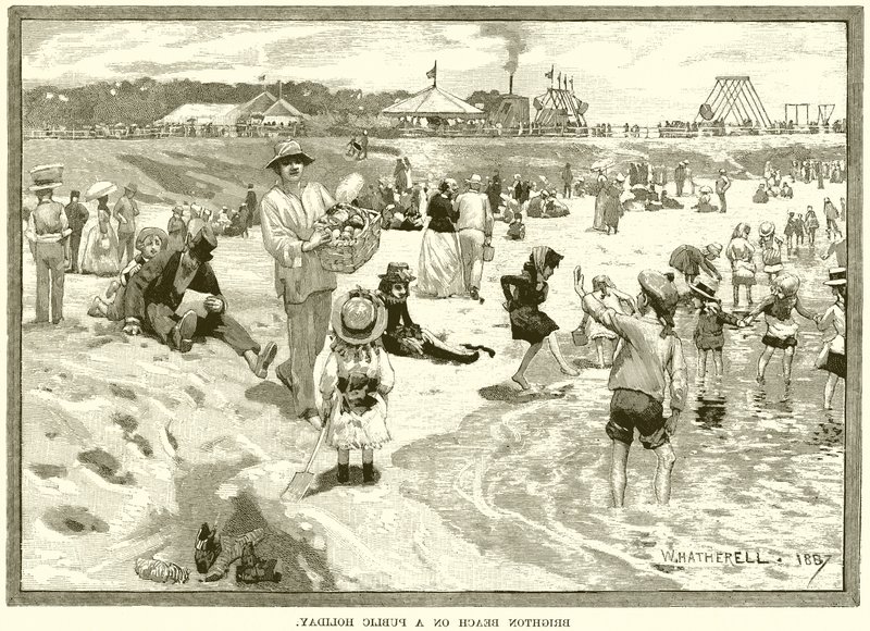 Brighton Beach na státní svátek od English School
