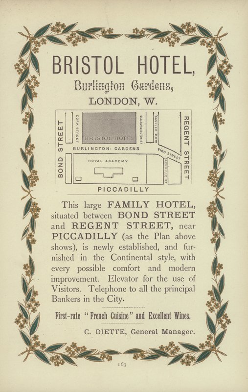 Bristol Hotel (rytina) od English School