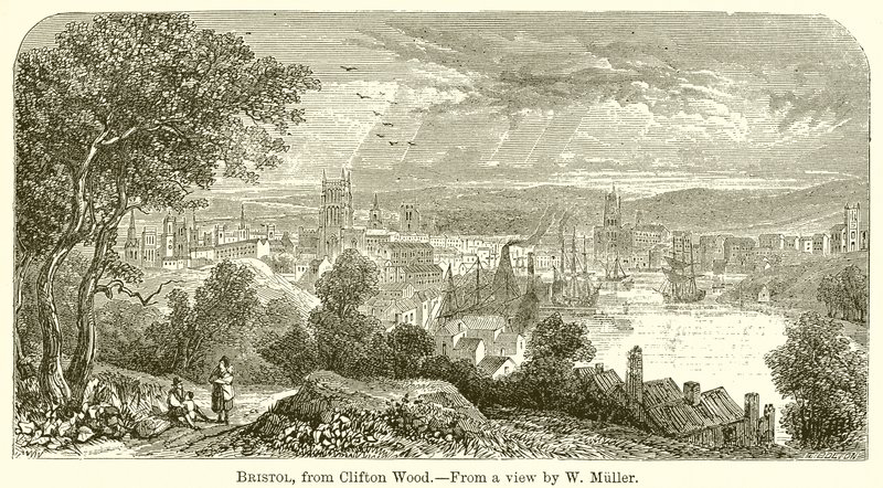 Bristol, od Clifton Wood od English School
