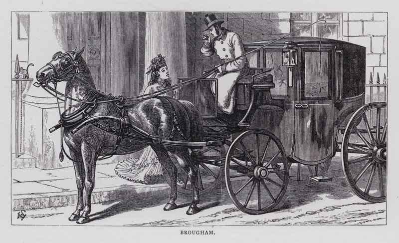 Brougham (rytina) od English School